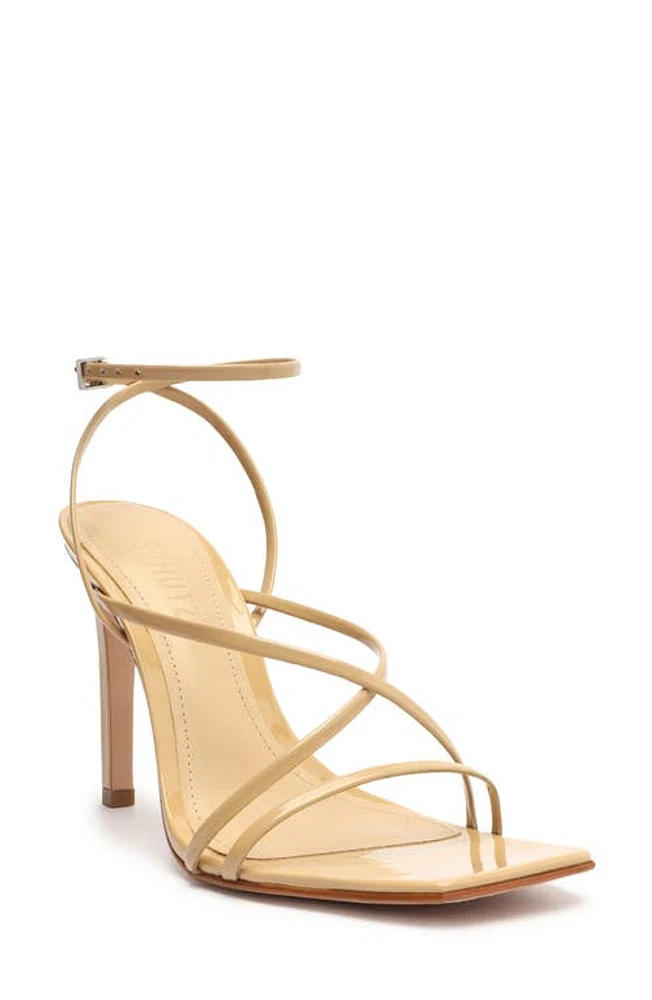 Schutz Bari Ankle Strap Sandal in Light Beige at Nordstrom, Size 9.5