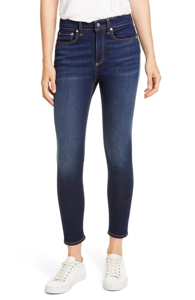 rag & bone Nina High Rise Ankle Skinny Jeans Carmen at Nordstrom,