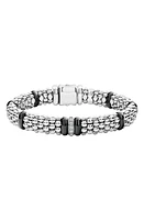 LAGOS Black Caviar Diamond One-Link Bracelet at Nordstrom