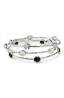 Ippolita Rock Candy Rosé Station Bangle in Hematite at Nordstrom, Size 2