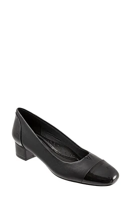 Trotters Daisy Pump Black Leather at Nordstrom,