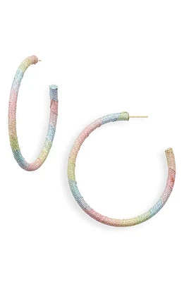 Deepa Gurnani Haidee Wrapped Hoop Earrings in Multi at Nordstrom