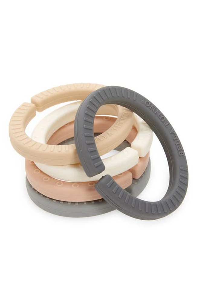 Bella Tunno Mod Set of 5 Happy Links in Beige/Grey at Nordstrom