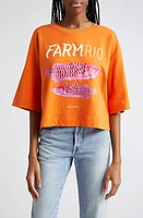 FARM Rio Tropical Fish Cotton Graphic T-Shirt Orange at Nordstrom,