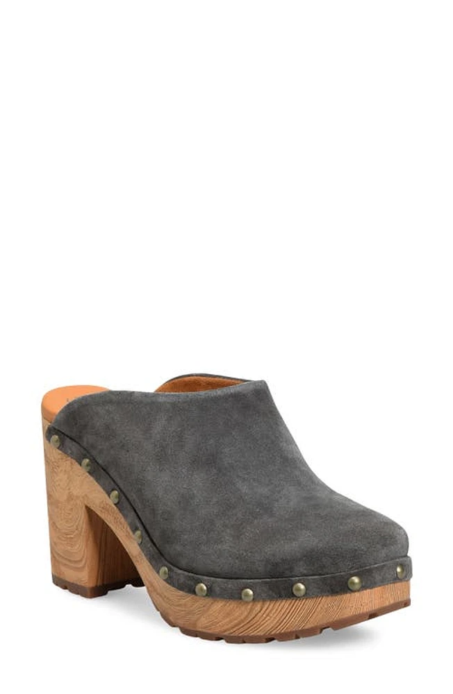 Kork-Ease Sudbury Clog in Dark Suede at Nordstrom