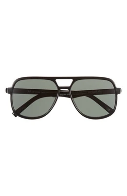 Le Specs Trailbreaker 57mm Aviator Sunglasses in at Nordstrom