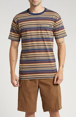 Vans Cullen Stripe Cotton Pocket T-Shirt Dress Blues-Coffee Liquer at Nordstrom,