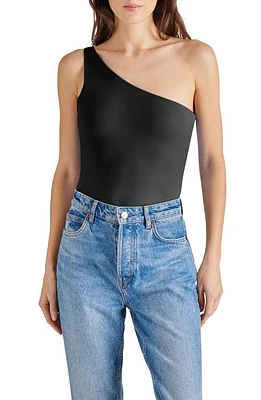 Steve Madden Fauna One-Shoulder Bodysuit Black at Nordstrom,