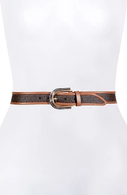 Michael Kors Two-Tone Logo Belt at Nordstrom,