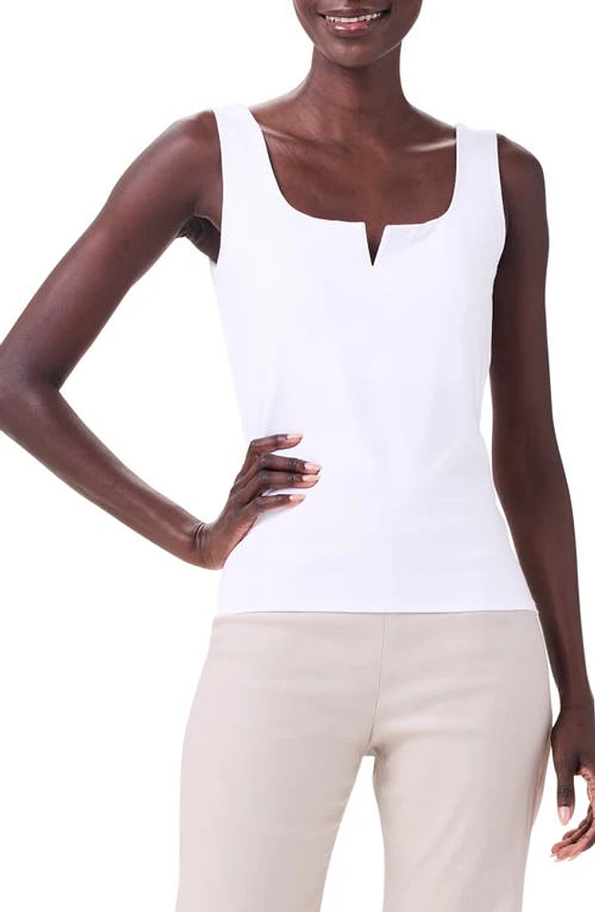 NIC+ZOE Notched Jersey Tank at Nordstrom,