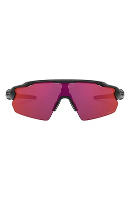 Oakley Radar EV Pitch 38mm Shield Sunglasses in Black/Purple Pink at Nordstrom