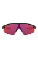 Oakley Radar EV Pitch 38mm Shield Sunglasses in Black/Purple Pink at Nordstrom