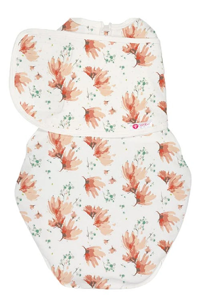 embé Starter 2-Way Swaddle in Blush Blossom at Nordstrom, Size 0-3 M