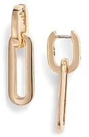 Jenny Bird Teenie Detachable Link Drop Huggie Hoop Earrings in High Polish Gold at Nordstrom