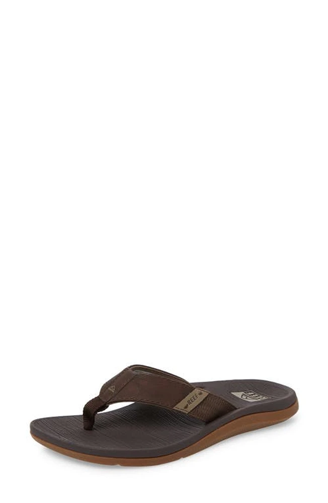 Reef Santa Ana Flip Flop Brown at Nordstrom,