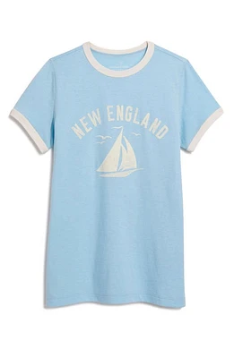 vineyard vines New England Graphic Ringer T-Shirt Cape Blue Heather at Nordstrom,