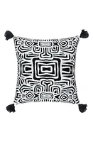 Rochelle Porter Oga Cotton Accent Pillow in Black/White at Nordstrom, Size 20X20