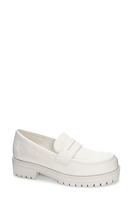 Dirty Laundry Voidz Platform Penny Loafer Bone at Nordstrom,