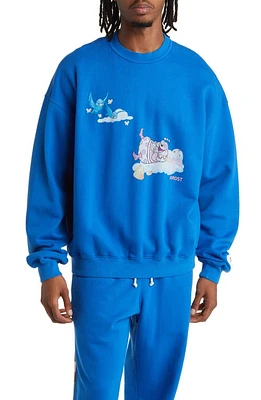 KROST x Hasbro Candyland Sugar High Cotton Graphic Sweatshirt Snorkel Blue at Nordstrom,