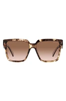 Prada 56mm Square Sunglasses in Brown Tort at Nordstrom