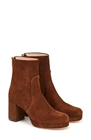 AGL Betty Pure Water Repellent Platform Bootie Cognac at Nordstrom,