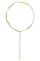 Givenchy Mixed Link Chain Y-Necklace in 711- Golden/Silvery at Nordstrom