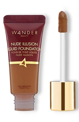 Wander Beauty Nude Illusion Liquid Foundation in Deep at Nordstrom