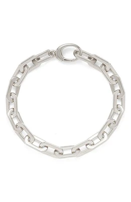 Lady Grey Octagon Chain Bracelet in Silver at Nordstrom