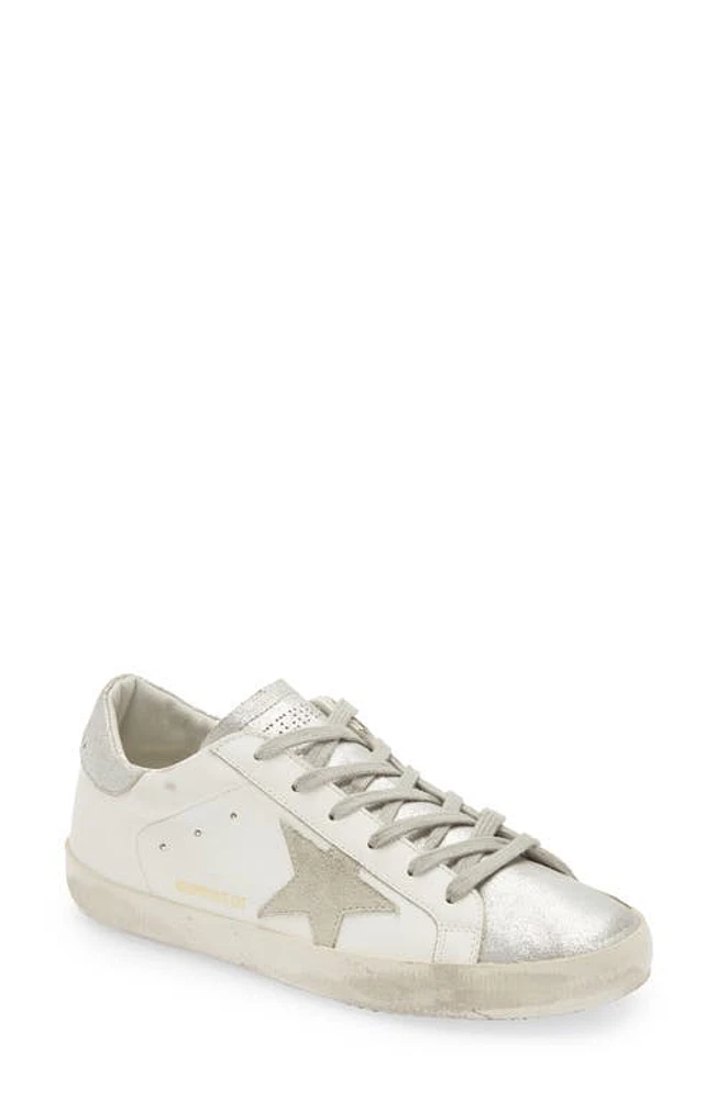 Golden Goose Super-Star Sneaker White/Ivory/Silver at Nordstrom,