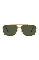 Ray-Ban 62mm Pillow Sunglasses in Yellow Gold at Nordstrom