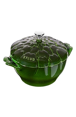 Staub 3-Quart Enameled Artichoke Cast Iron Dutch Oven in Basil at Nordstrom