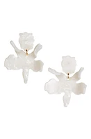 Lele Sadoughi Small Paper Lily Drop Earrings in Mother Of Pearl at Nordstrom