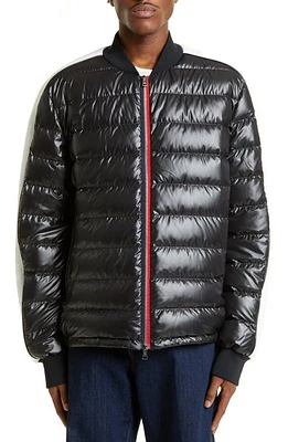 Moncler Arroux Down Bomber Jacket Black at Nordstrom,