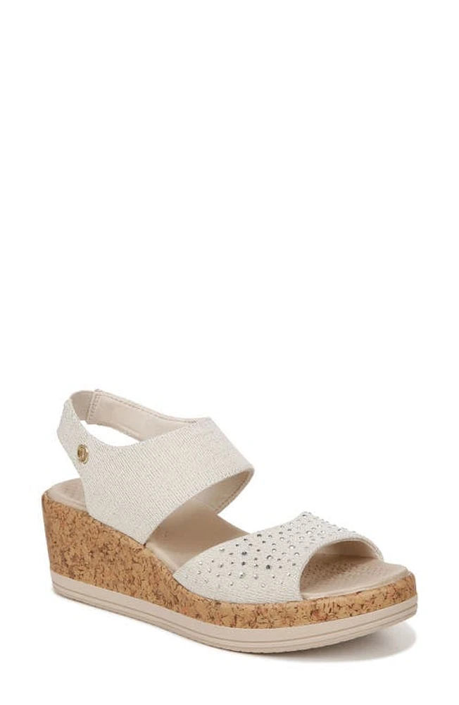 BZees Reveal Crystal Embellished Wedge Sandal at Nordstrom,