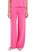 English Factory Flare Leg Sweater Pants Pink at Nordstrom,