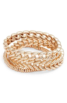 ROXANNE ASSOULIN The Golden Age Set of 3 Bracelets in Shiny Gold at Nordstrom