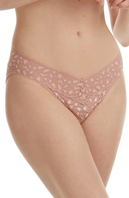 Hanky Panky X-Dye Leopard Print Lace Vikini at Nordstrom,