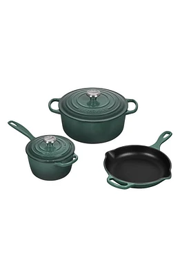 Le Creuset 5-Piece Signature Enameled Cast Iron Cookware Set in Artichaut at Nordstrom