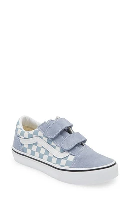 Vans Kids' Old Skool V Sneaker Color Theory Checkerboard Blue at Nordstrom, M