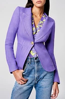 Smythe Duchess Linen Blazer Violet at Nordstrom,