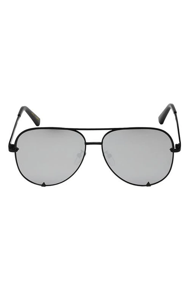 Fifth & Ninth Walker 61mm Polarized Aviator Sunglasses in Black/Silver at Nordstrom