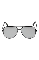 Fifth & Ninth Walker 61mm Polarized Aviator Sunglasses in Black/Silver at Nordstrom