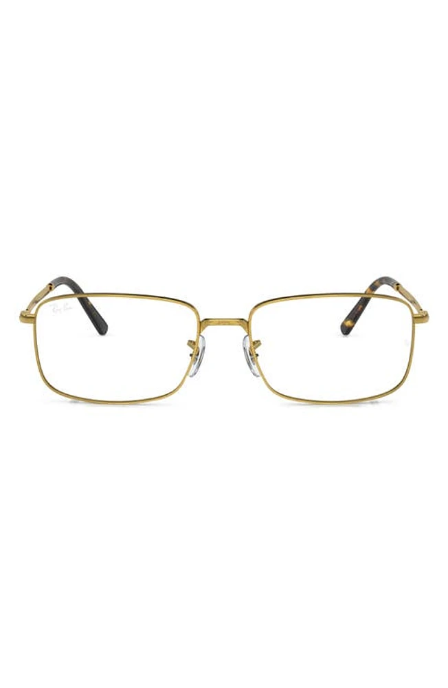 Ray-Ban 54mm Rectangular Optical Glasses in at Nordstrom