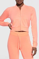 SKIMS Light French Terry Shrunken Zip Up at Nordstrom,