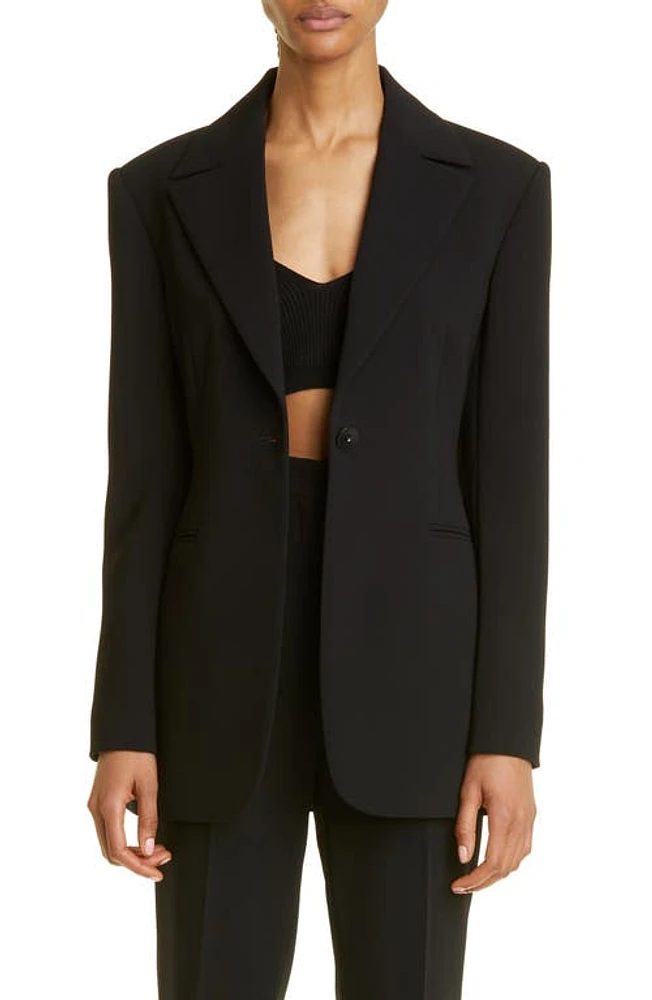 Max Mara Studio Ethel Suit Jacket in Black at Nordstrom, Size 12