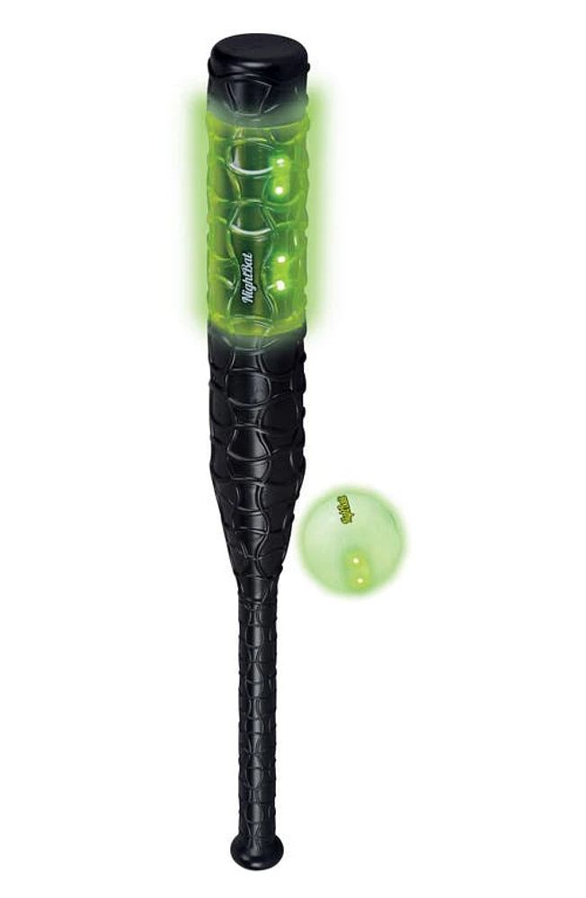 Tangle Nightball Bat & Ball Set in Black/Green at Nordstrom