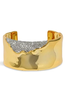 Alexis Bittar Solanales Skinny Crystal Pavé Cuff in Gold Crystals at Nordstrom