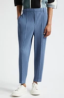 Homme Plissé Issey Miyake Compleat Pleated Trousers Blue Gray at Nordstrom,