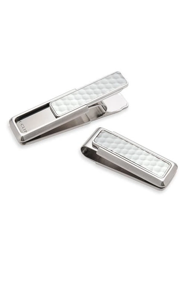 M-Clip Golf Ball Stainless Steel Money Clip in Silver/White at Nordstrom