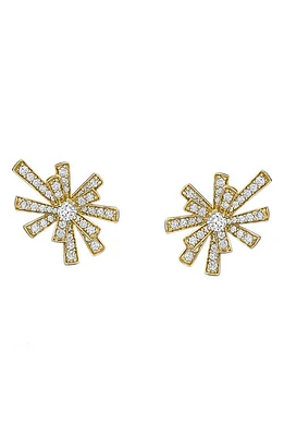 Hueb Diamond Burst Earrings in Yellow Gold at Nordstrom